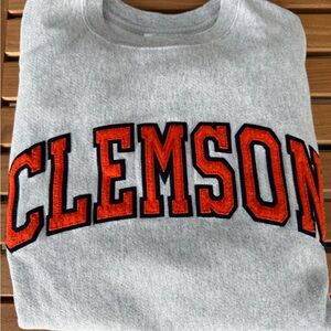 Clemson Champion Crewneck Embroidered
